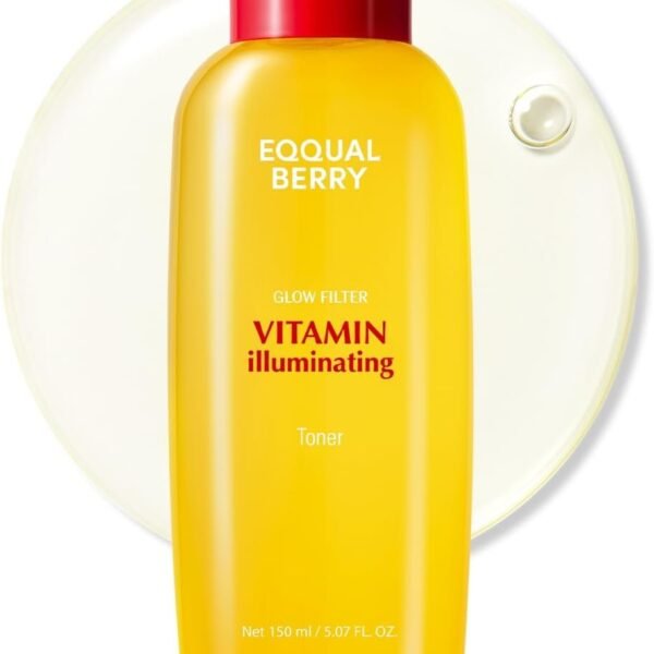 51N9pL5OfaL._AC_SL1500_.jpg EQQUALBERRY Vitamin Illuminating Toner - Brightening Vitamin C & Niacinamide 3% | Gentle Daily Exfoliating | Skin-Prep Hydration for Glowy Skin(5.07 fl.oz / 150ml)