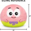 Spongebob Squarepants Patrick Star 6 -Inch Two-Sided Flip Plush Toy with Embroidered Details - Cute Mini Collectible Plush for Kids, Teens, and Adults