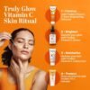 TruSkin Vitamin C Serum for Face – Anti Aging Face Serum with Hyaluronic Acid & Vitamin E – Brightening Formula for Improving Appearance of Dark Spots, Fine Lines & Wrinkles – All Skin Types, 2 Fl Oz
