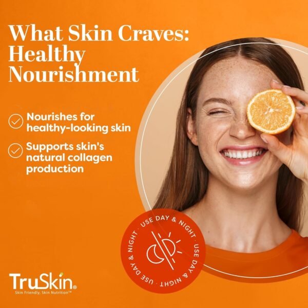 TruSkin Vitamin C Serum for Face – Anti Aging Face Serum with Hyaluronic Acid & Vitamin E – Brightening Formula for Improving Appearance of Dark Spots, Fine Lines & Wrinkles – All Skin Types, 2 Fl Oz