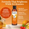 81uRhWaeYvL._SL1500_.jpg TruSkin Vitamin C Face Wash Cleanser - Brightening Facial Cleanser with Vitamins C & E, Rosehip Oil, Aloe Vera & MSM - Gently Cleanses, Refreshes & Supports Radiant Skin - 4 fl oz