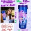91F-1mScK5L._AC_SL1500_ KPop Demon Hunters 30oz Tumbler with Straw and Handle for Girls, Teens, Insulated Stainless Steel Travel Mug, Gifts for Girls